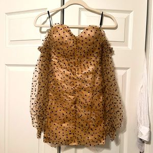 Revolve Majorelle dress. Nude & black. Great Condition